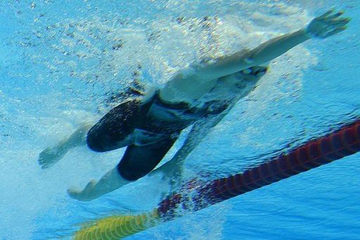 Ye (seen during her 400m IM swim) took nearly seven seconds off her time at least year's world championships